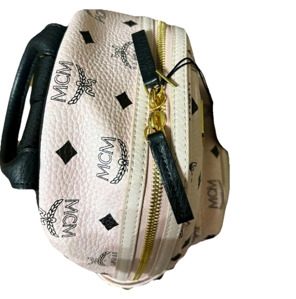 MCM Blush Backpack with Gold Details main image 6